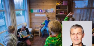 – Dei nynorske borna har ein rett til å møte skriftspråket sitt før dei byrjar den formelle lese- og skriveopplæringa i småskulen, seier Torgeir Dimmen ved Nynorsksenteret. Foto: Ingunn Gjærde og Nynorsksenteret