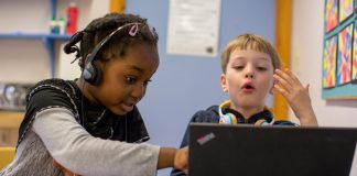 Sadia K. Shabani og Leonardo Velloso Hamnes er med Nynorsk lesefest. Foto: Leo Krohn